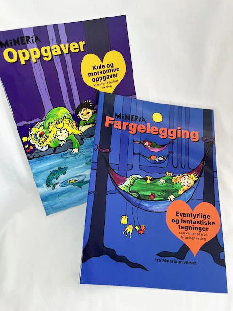 Fargeleggingshefte og Oppgavehefte